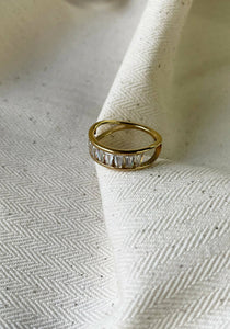 Gold Baguette Ring