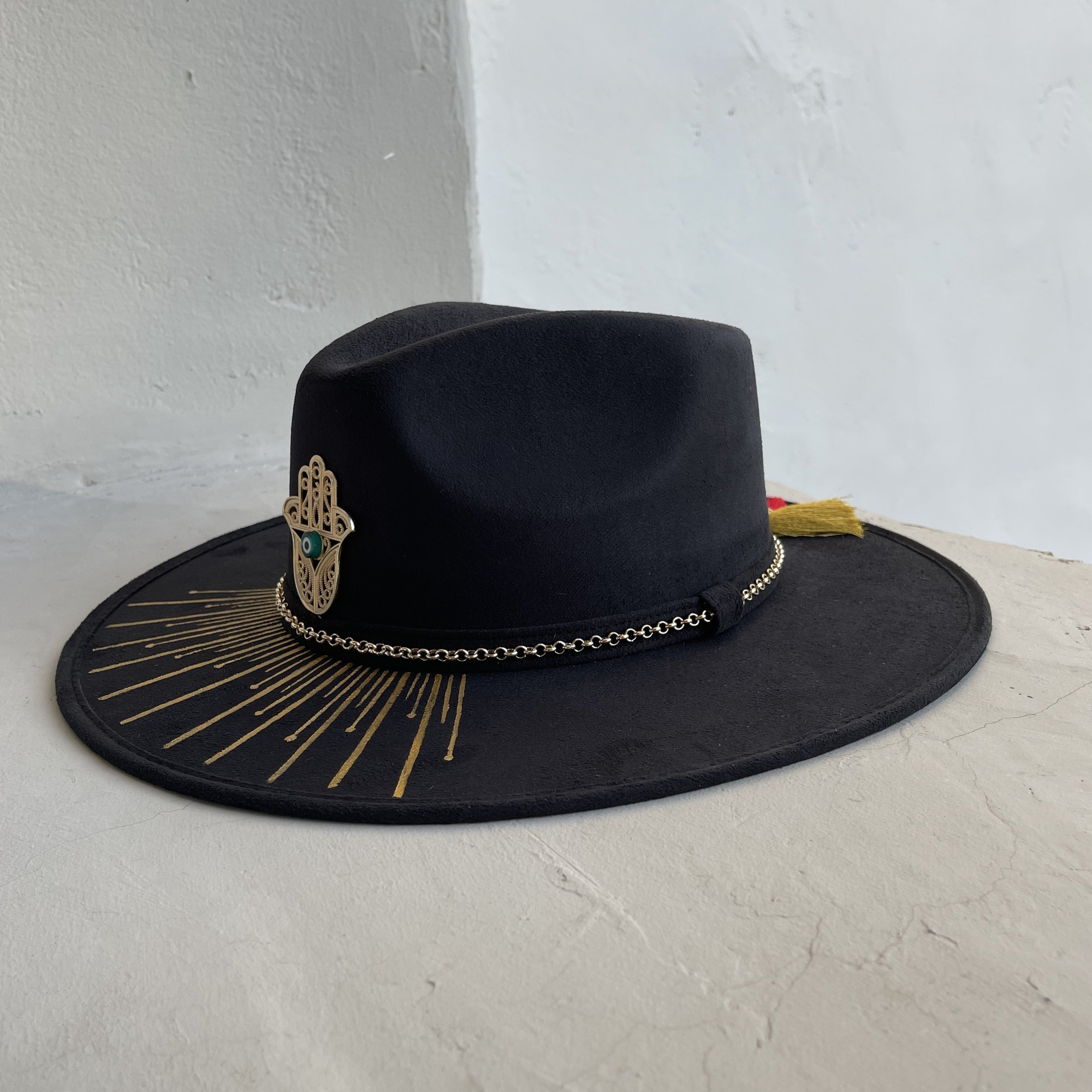 The Hamsa Suede Rancher Hat