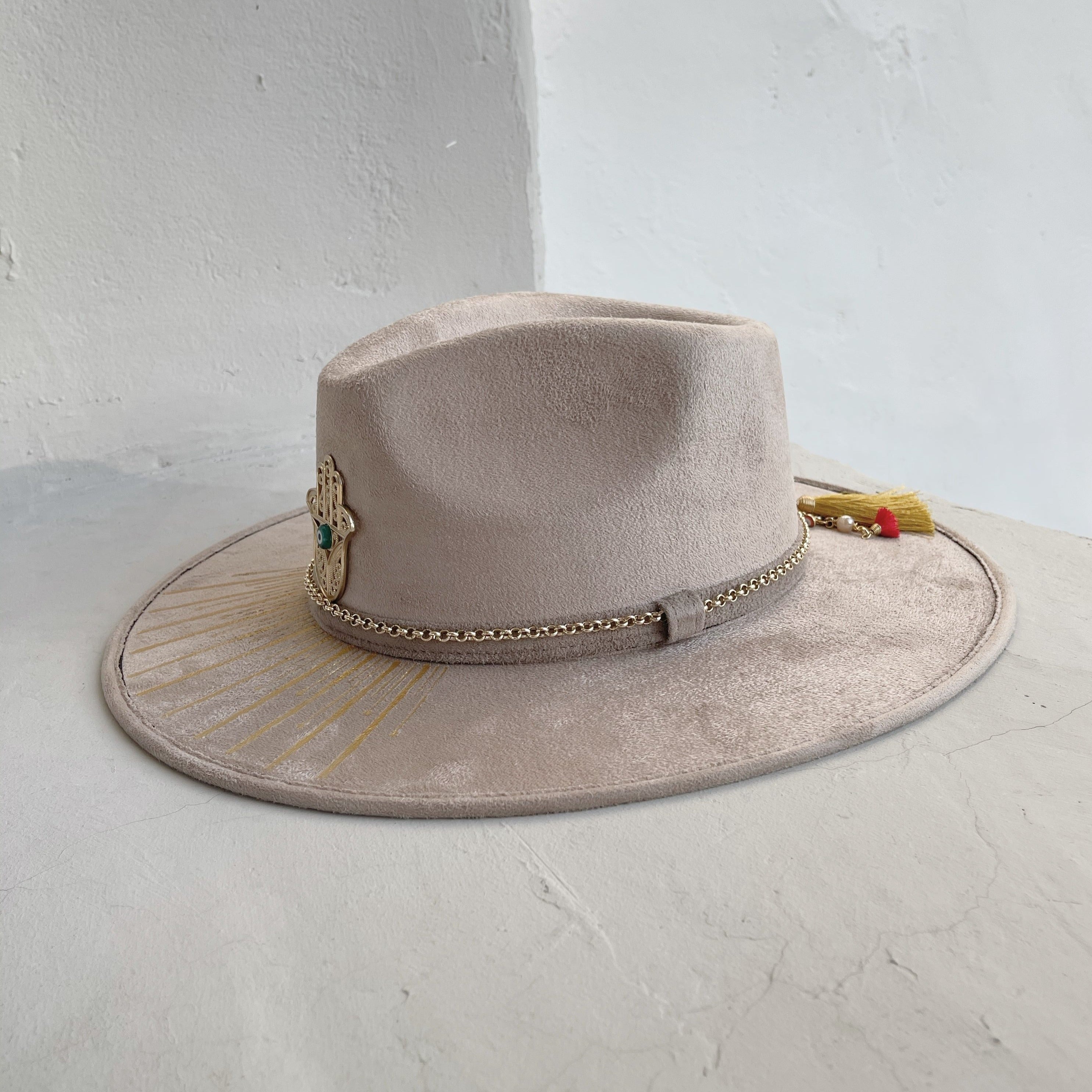 The Hamsa Suede Rancher Hat