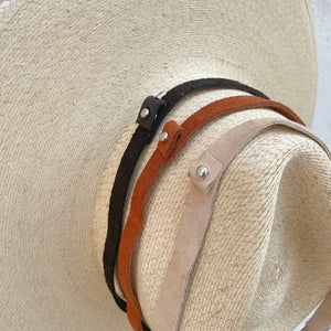 Genuine Suede Leather Hat Band