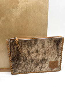 The Cowhide Essentials Clutch