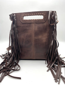 The Argentina Leather Fringe Mini Handbag