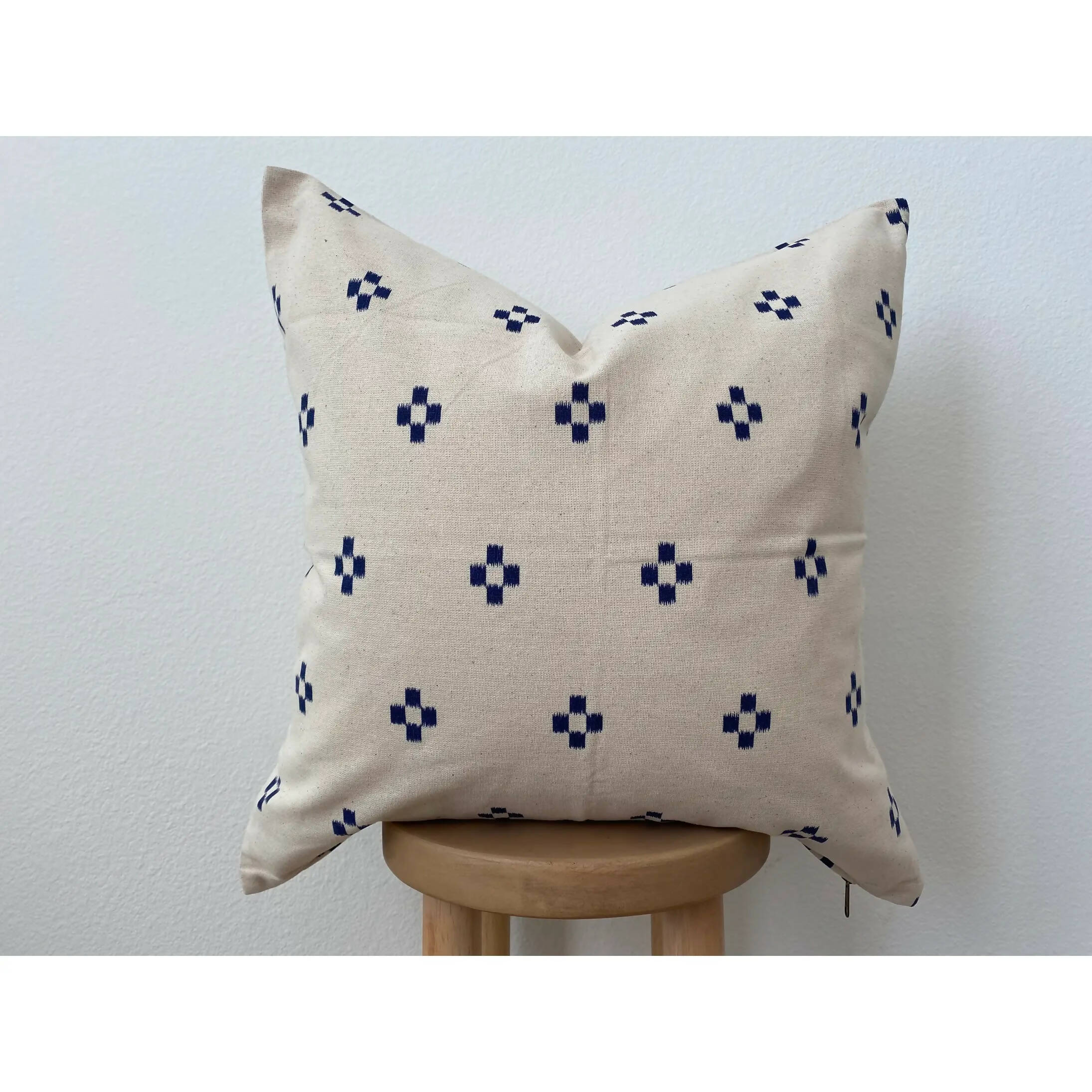 Natural Blue Pattern Pillow