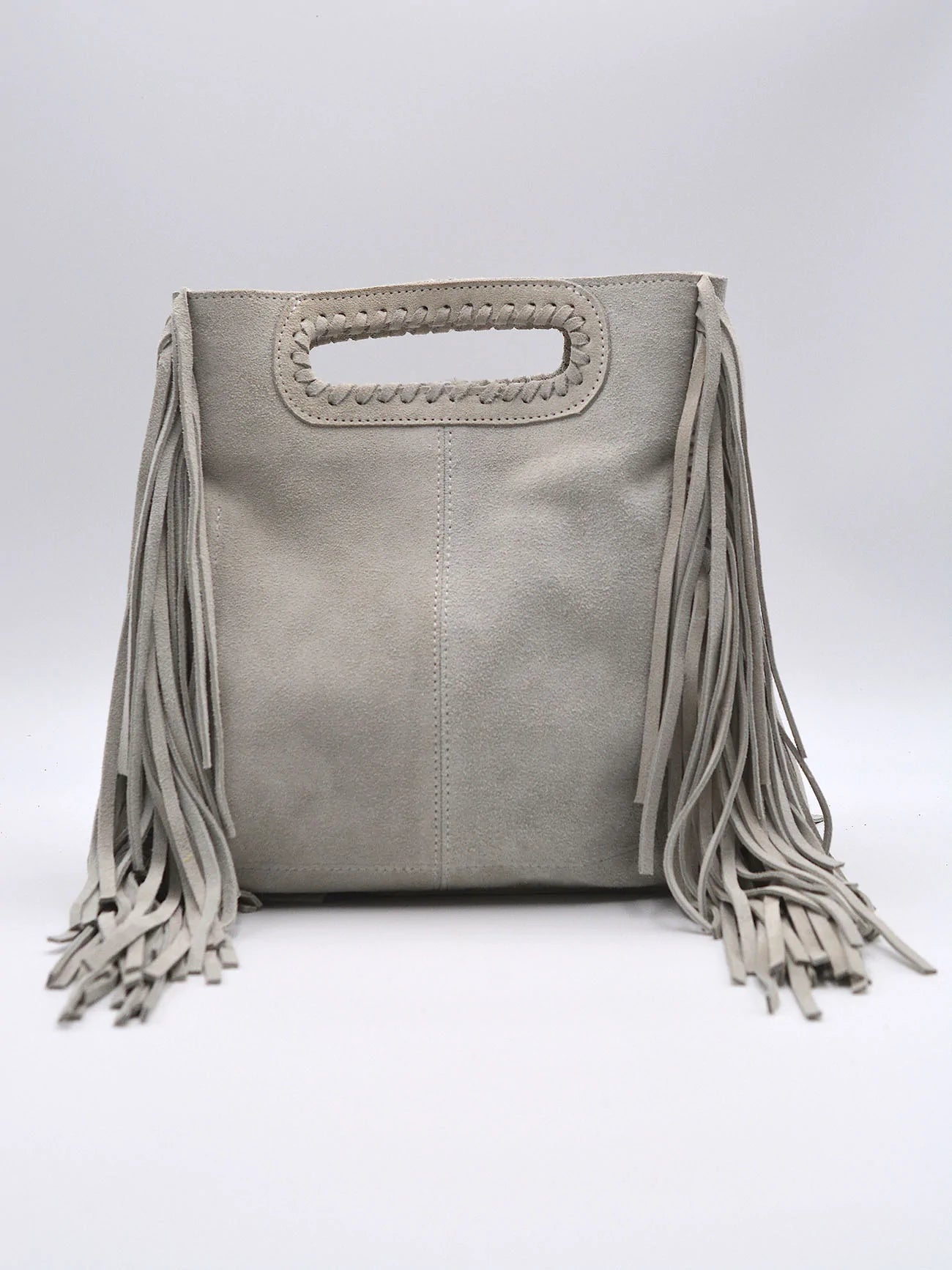 The Argentina Leather Fringe Mini Handbag