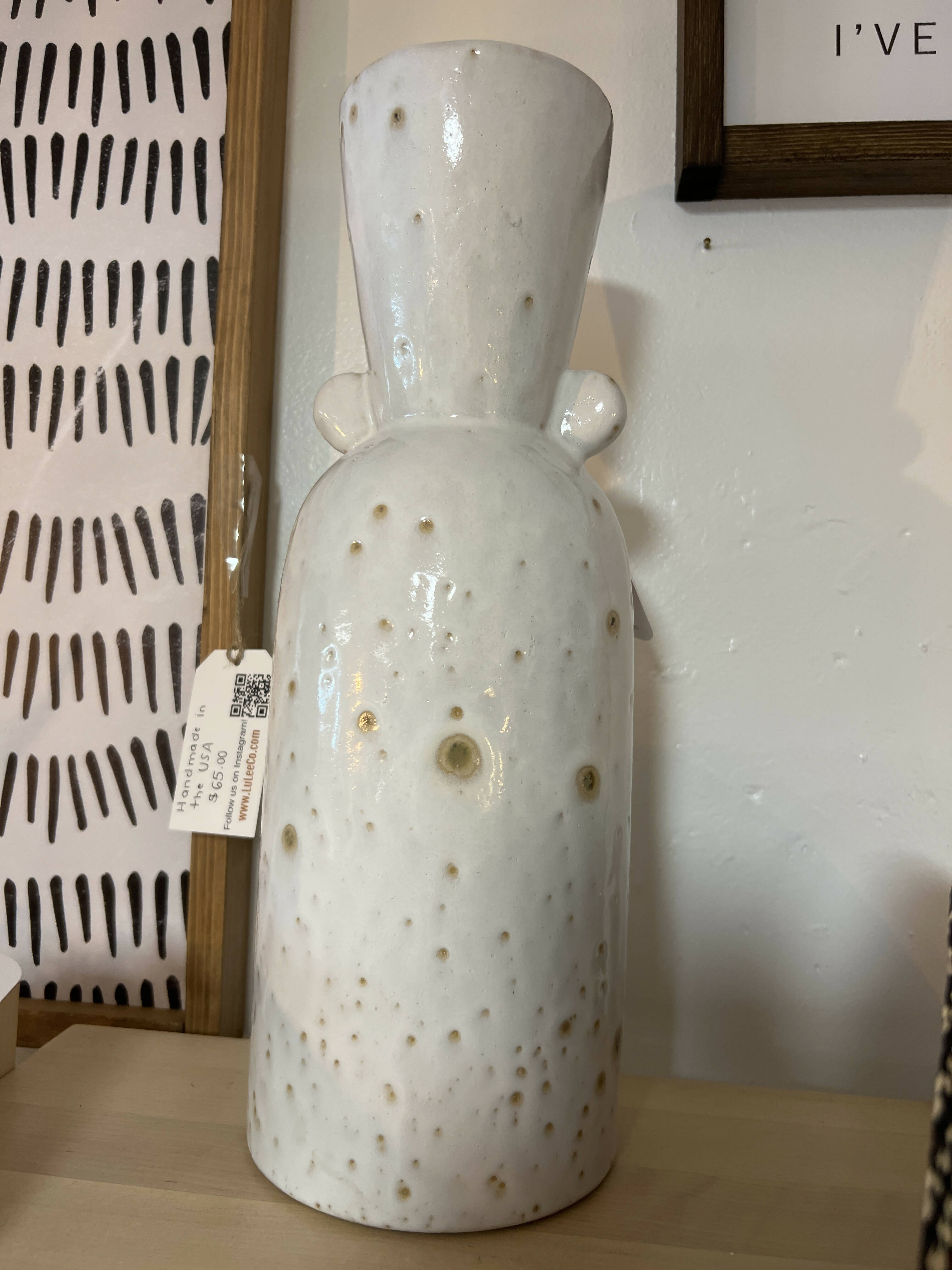 Large Speckled Vase