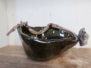 Metallic Asymmetrical Bowl
