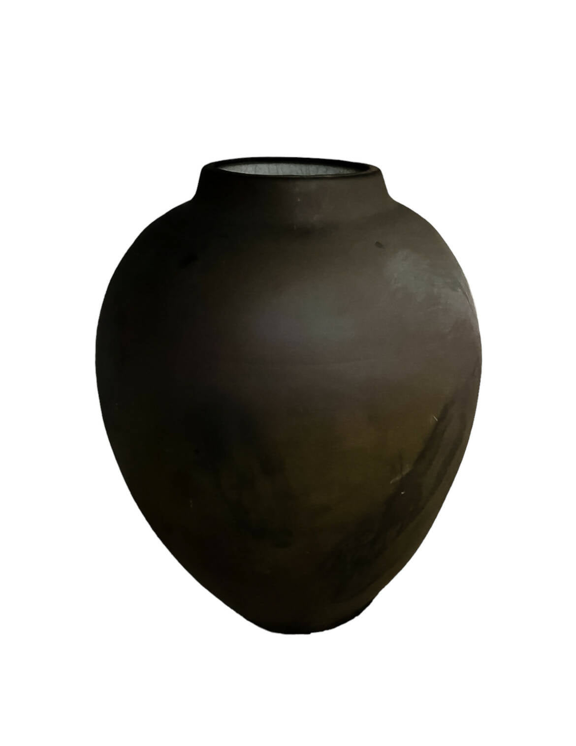 Vintage Raku Fired Vase, Signed