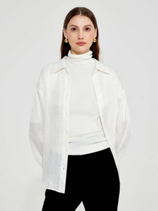 Silk Shirt in Orient Lace