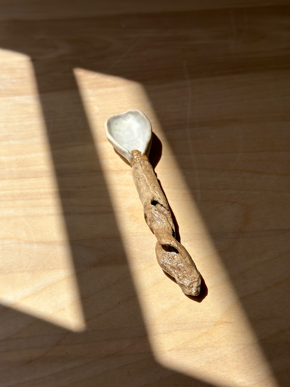 Spoon with Twisted Handle