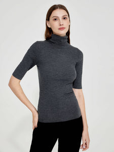 Turtleneck Sweater Grey