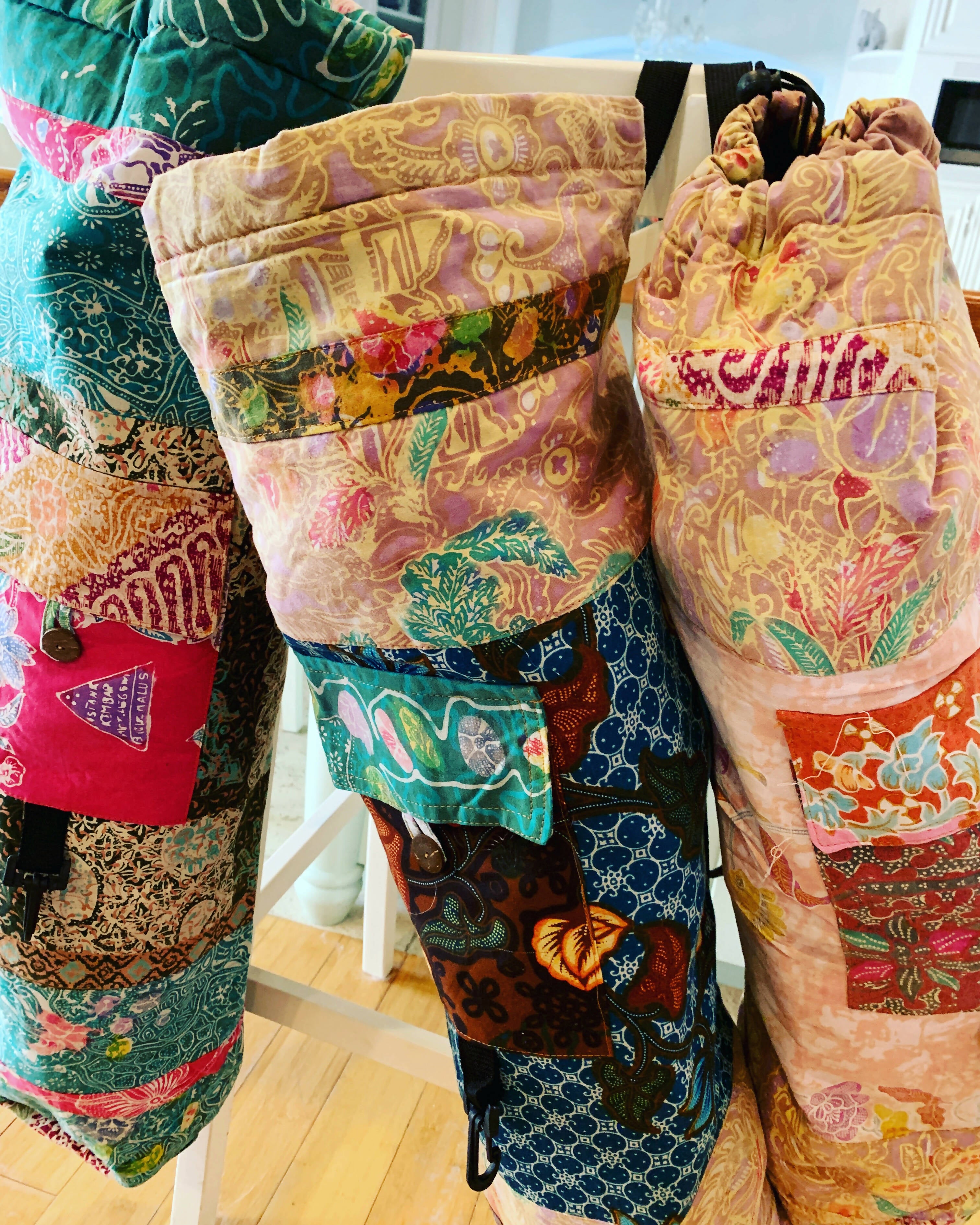 Yoga Mat Bag-Recycled Saris