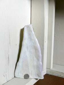 Tall Triangle Opal Vase