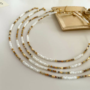 Balance Beaded Gemstone Necklace #8