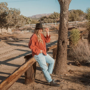 The NOIR Sheep's Wool Rancher Hat