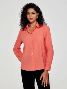 Cotton Shirt Coral