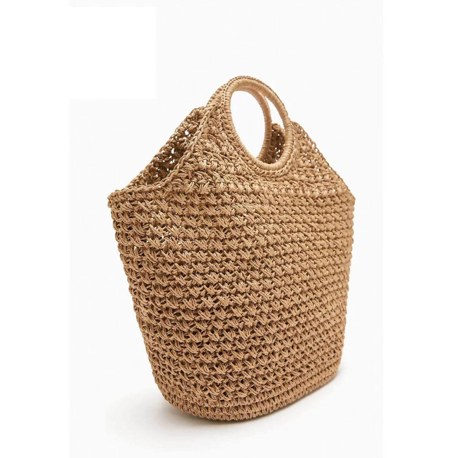 Crochet Straw Handbag #18