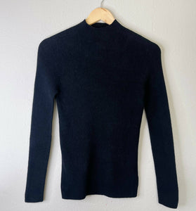 Merino wool mock turtleneck sweater