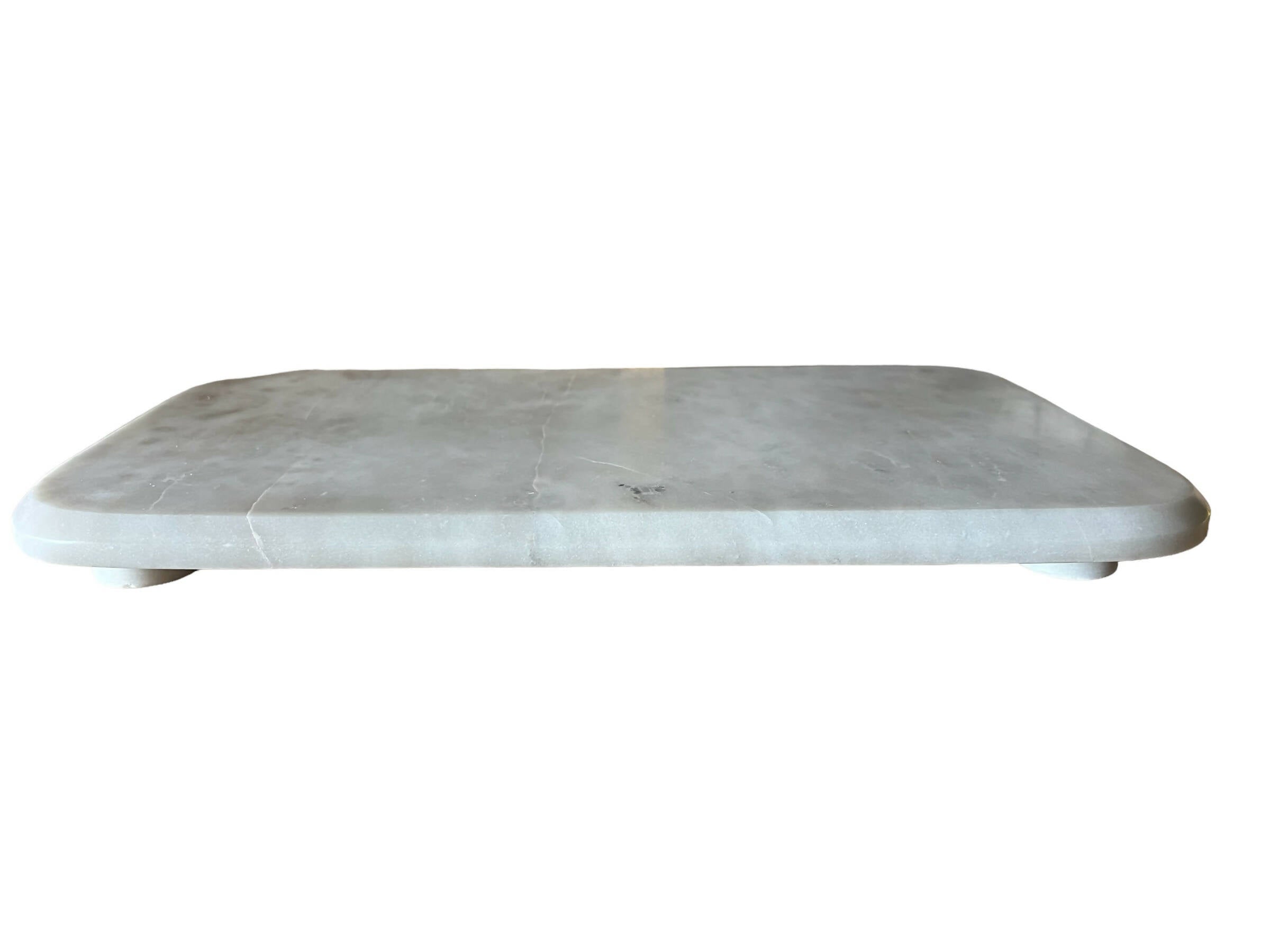 Footed Marble Tray/Riser