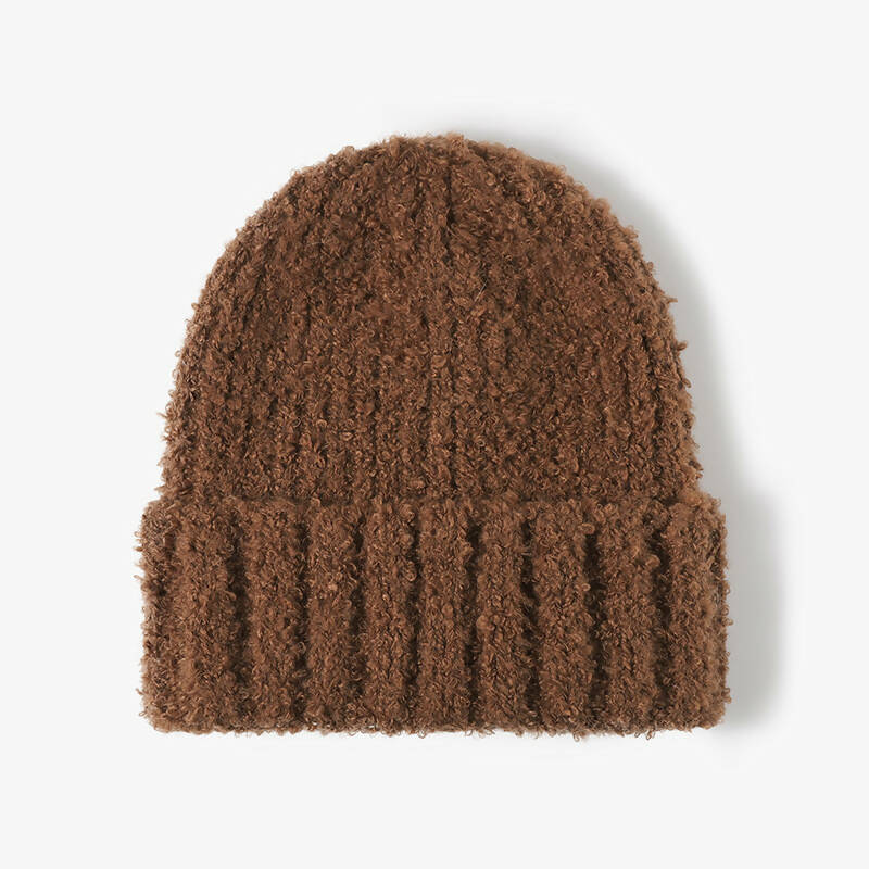 Alpaca-Blend Beanie (Caramel)